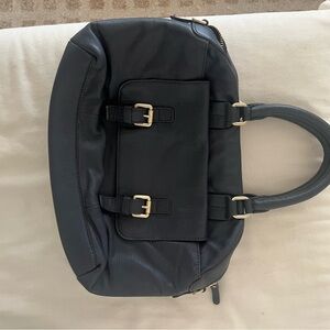 Elegant Black Leather Handbag